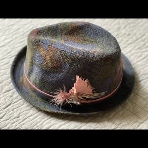 Goorin Brothers Fedora floral Hat Sz Large